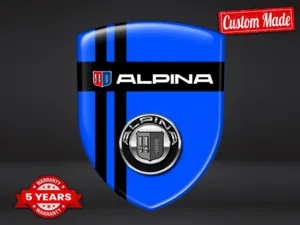 Alpina Adesivi Paraurti Stampa Edizione Regolabile Robusti